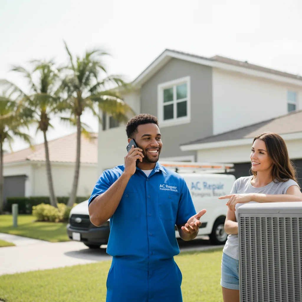 AC Repair Pompano Beach customer support in Aventura